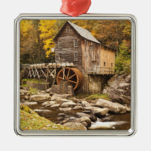 USA, West Virginia, Clifftop. Babcock State 2 Ornament Aus Metall