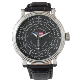 USA Western Hemisphäre Armbanduhr