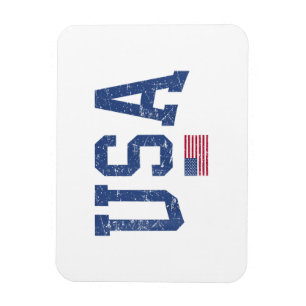 USA Women Men Kids Patriotic American Flag Distles Magnet