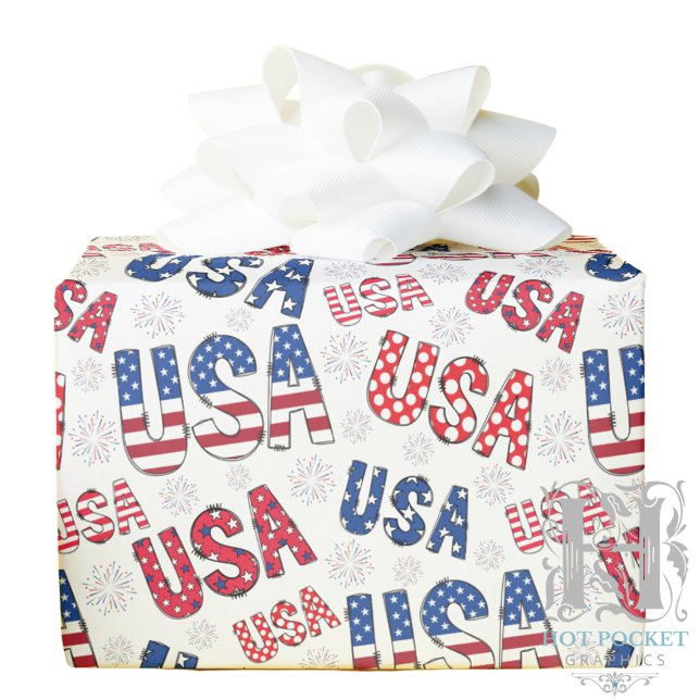 USA Wrapping Paper Geschenkpapier (Von Creator hochgeladen)