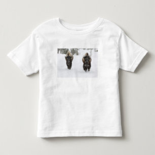 USA, WY, Yellowstone NP, Amerikanischer Bison (Bis Kleinkind T-shirt