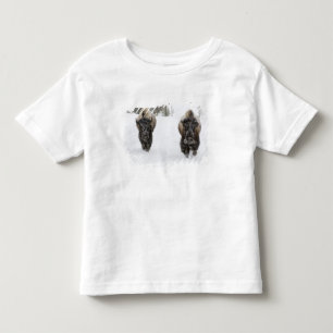 USA, WY, Yellowstone NP, Amerikanischer Bison (Bis Kleinkind T-shirt