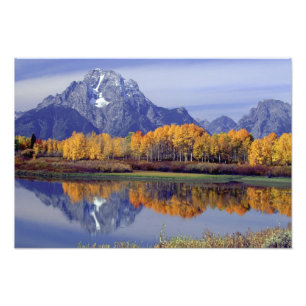 USA, Wyoming, Grand Teton National Park. Berg 2 Fotodruck
