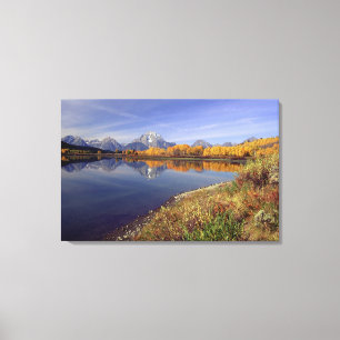USA, Wyoming, Grand Teton National Park. Berg Leinwanddruck