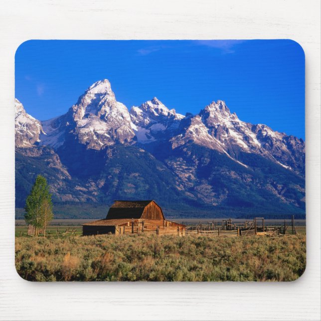 USA, Wyoming, Grand Teton National Park, Morning Mousepad (Vorne)