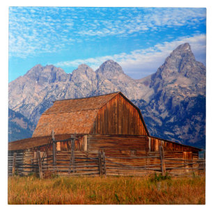 USA, Wyoming, Grand-Teton-Nationalpark. Fliese