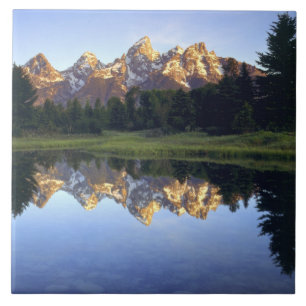 USA, Wyoming, Grand Teton Nationalpark. Grand Fliese