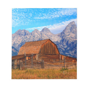 USA, Wyoming, Grand-Teton-Nationalpark. Notizblock