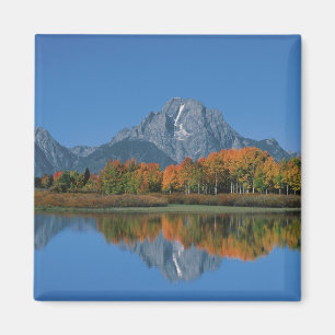 USA, Wyoming, Grand Tetons Nationalpark in 4 Magnet