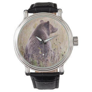 USA, Wyoming, Yellowstone-Nationalpark, Grizzly 2 Armbanduhr