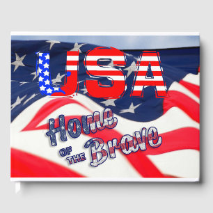 USA Zuhause der Brave Flag Gästebuch