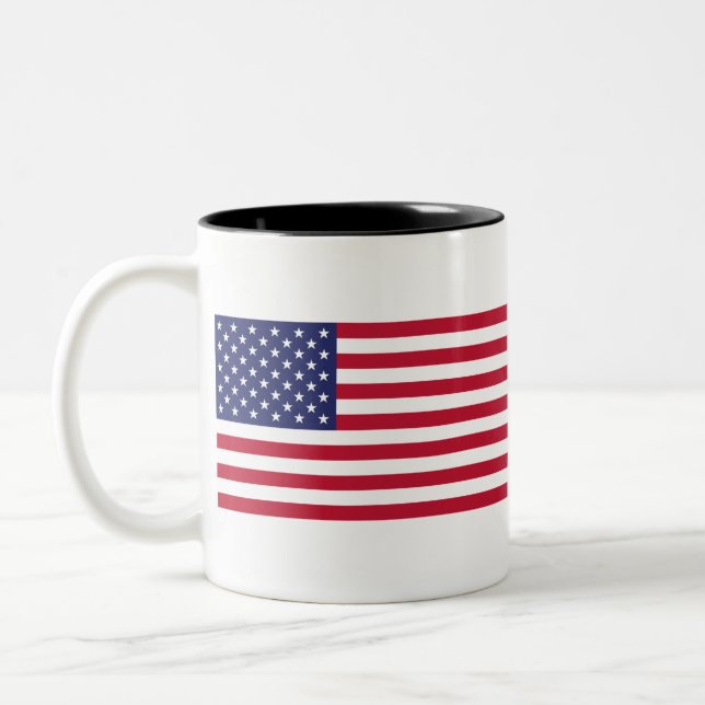 USA ZWEIFARBIGE TASSE (Links)