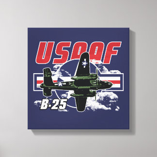 USAAF WWII – The Power of American Air Supremacy Leinwanddruck