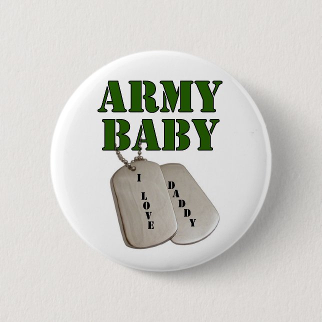 USAarmee BabyVater Button (Vorderseite)