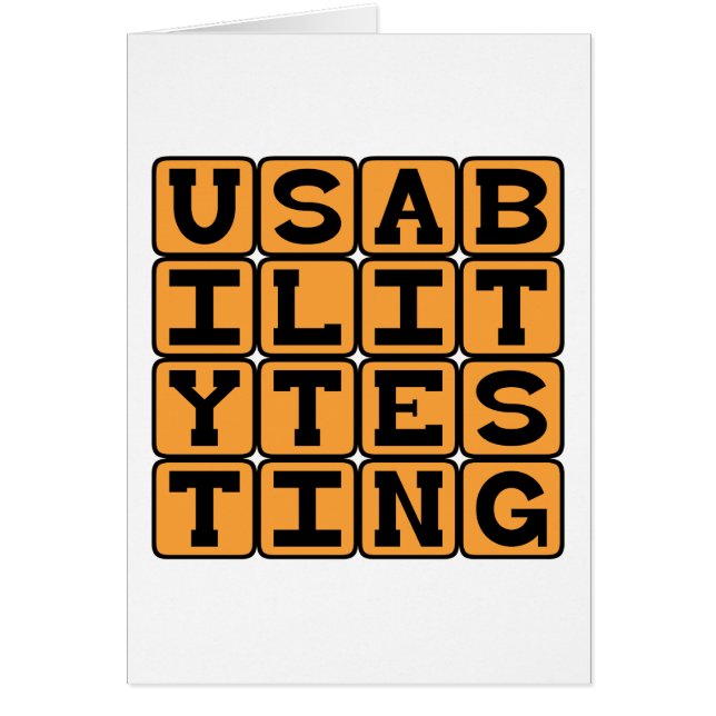 Usability Testing, Beta Bühne Testing (Vorne)