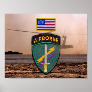 USACAPOC(A) 1. Special Ops Vets Patch Poster