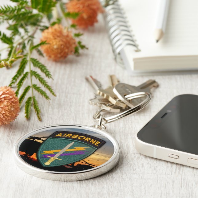 USACAPOC Special Ops Zivil Affairs Patch Schlüsselanhänger (Seite)