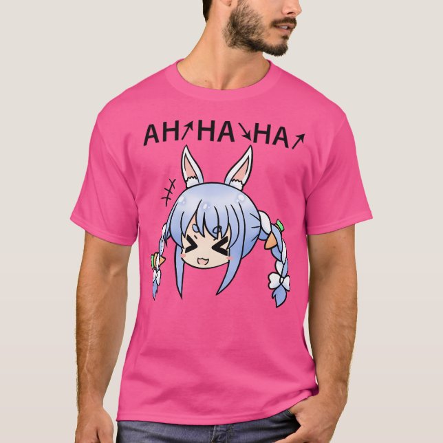 Usada Pekora Chibi T-Shirt (Vorderseite)