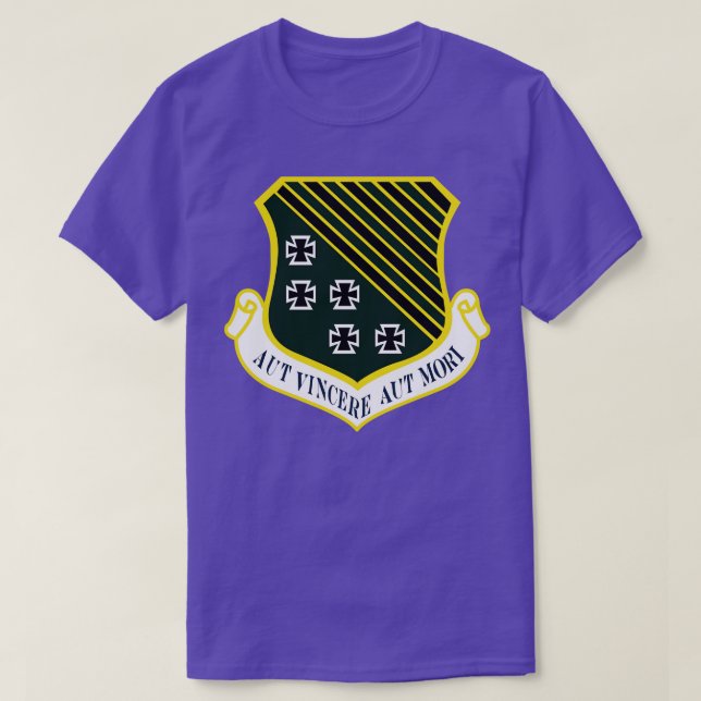USAF 1st Fighter Wing Aut Vincere Aut Mori T-Shirt (Design vorne)