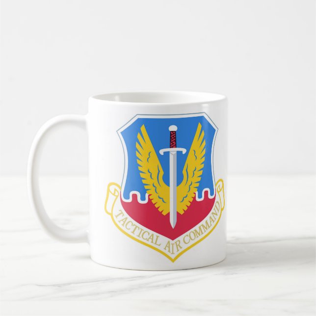 USAF TAC Tactical Air Command Coffee Tasse (Links)