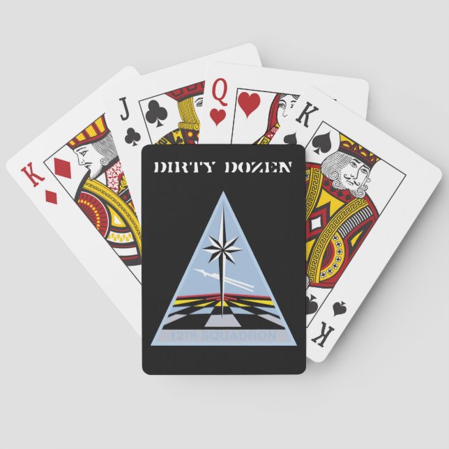 USAFA Cadet Squadron 12 Playing Cards Spielkarten (Rückseite)