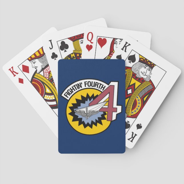 USAFA Cadet Squadron 4 Bicycle Playing Cards Spielkarten (Rückseite)