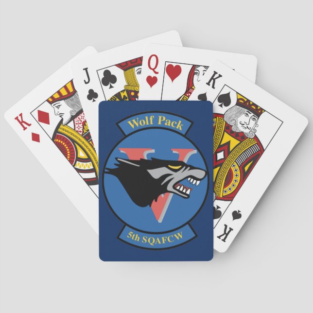 USAFA Cadet Squadron 5 Bicycle Playing Cards Spielkarten (Rückseite)