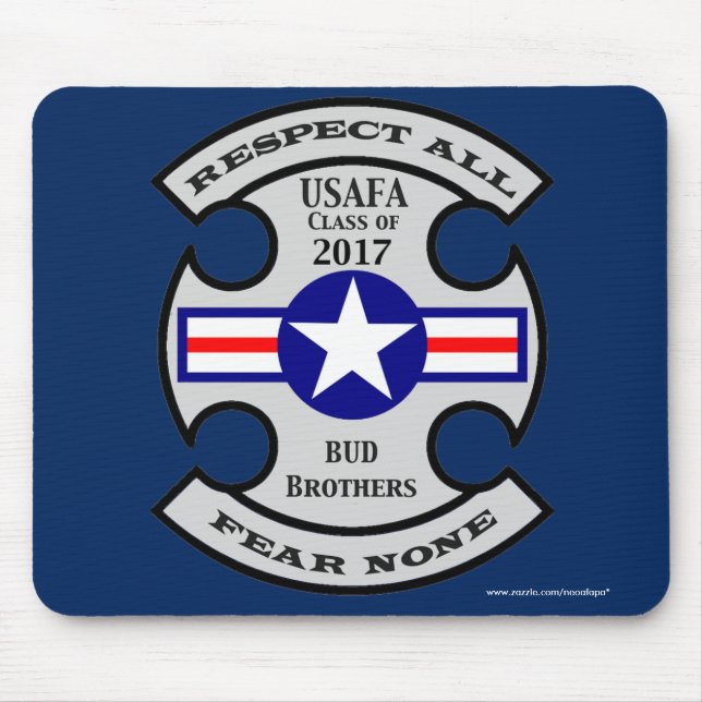 USAFA Class of 2017 "Bud Brothers" Mouse Pad Mousepad (Vorne)