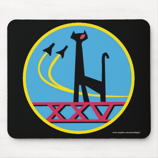USAFA Kadett-Geschwader 25" Redeye-" Mausunterlage Mousepad (Vorne)