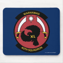 USAFA Kadett Squadon 40" Warhawks" Mausunterlage