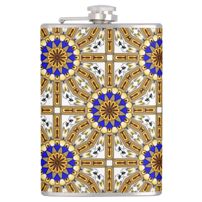 USAG4GB181838 Vinyl Wrapped Flask Flachmann (Vorderseite)