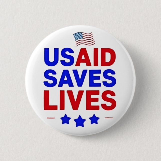 USAID Rette Leben in der internationalen Entwicklu Button (Vorderseite)