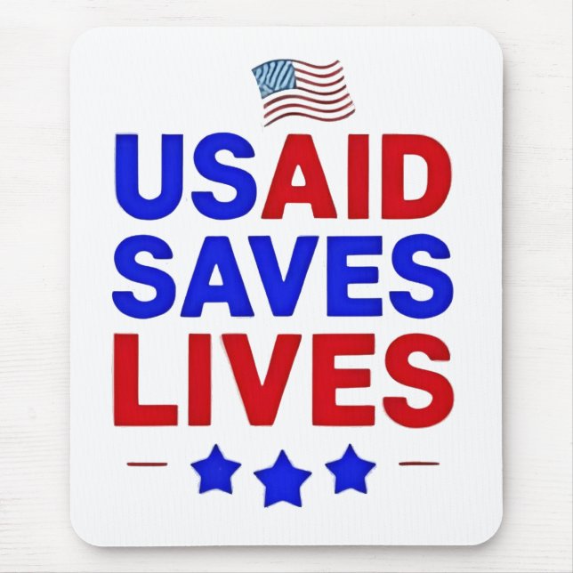 USAID Rette Leben in der internationalen Entwicklu Mousepad (Vorne)