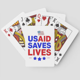 USAID Rette Leben in der internationalen Entwicklu Spielkarten