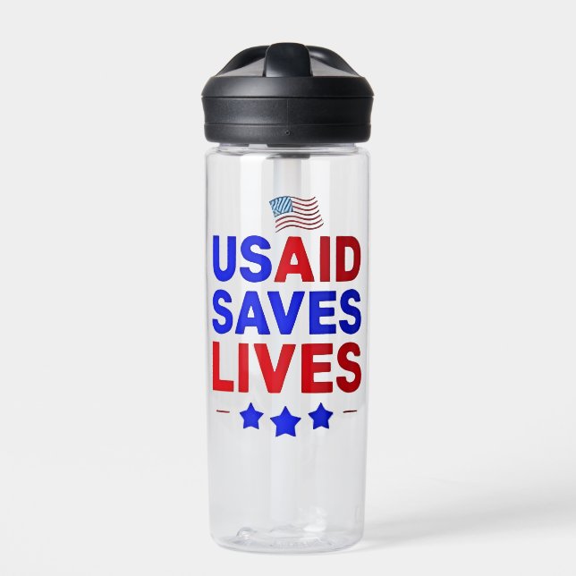 USAID Rette Leben in der internationalen Entwicklu Trinkflasche (Vorderseite)