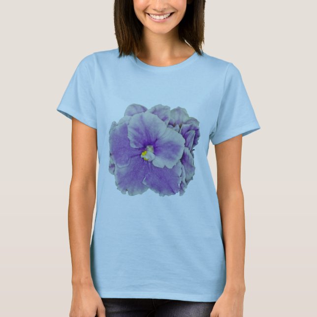 Usambaraveilchen lila T-Shirt (Vorderseite)