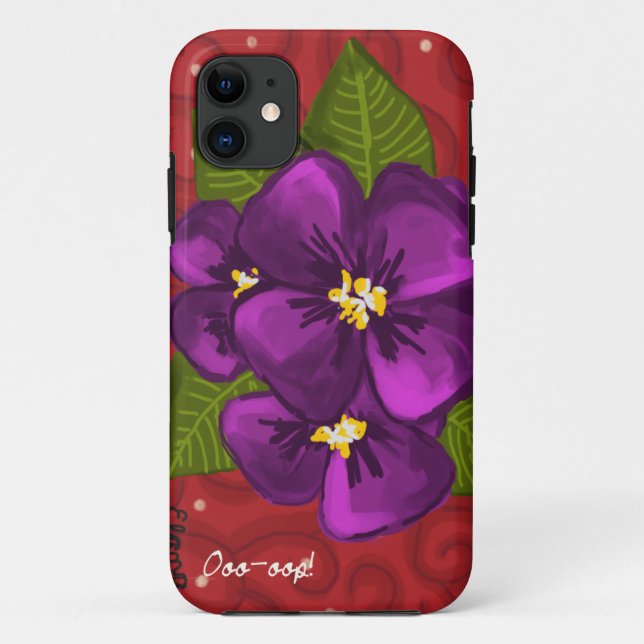 Usambaraveilchen-Tanz Case-Mate iPhone Hülle (Rückseite)