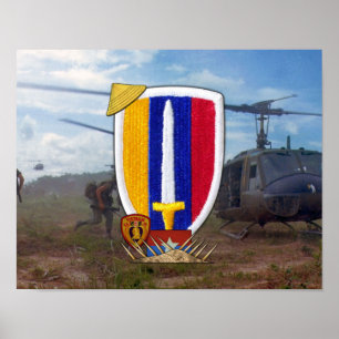 USARV Vietnam Nam War Vets Patch Poster