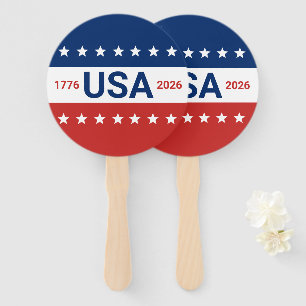 USA's 250. Jubiläum 1776 2026 Rot Weiß Blau Fächer