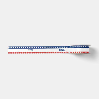 USA's 250th Anniversary 1776 2026 Red White Blue Satinband
