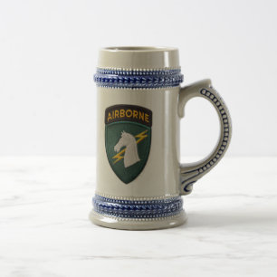 USASOC 1. Special Ops Patch stein Cup Bierglas