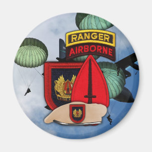 USASOC Special Operations Command Patch Magnet