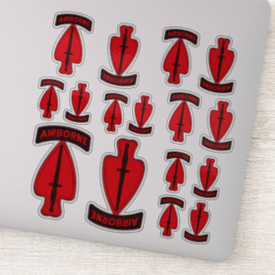 USASOC Special Ops Veterans Contour Sticker
