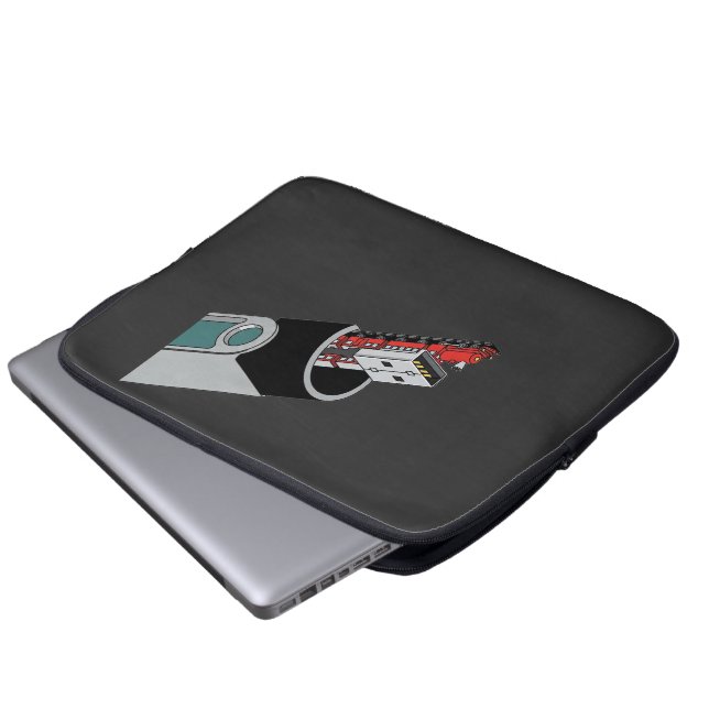USB-Bahn für digitale Reise - Gehäuse für Laptop-I Laptopschutzhülle (Vorne Knopf)