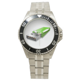 USb-Blitz-Antriebs-Uhr Armbanduhr