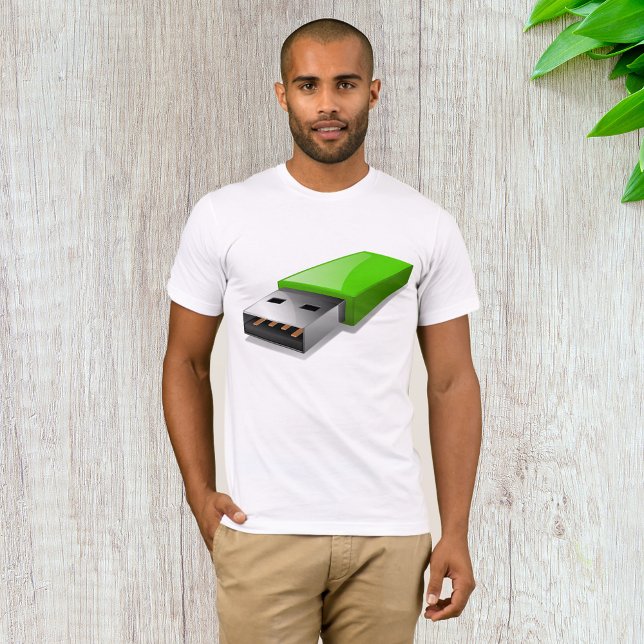USb Flash Drive Mens T - Shirt (Von Creator hochgeladen)
