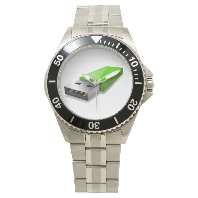 USb Flash Drive Watch Armbanduhr (Vorderseite)