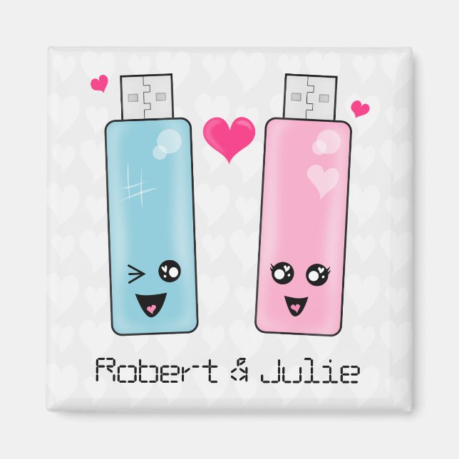 USB-Flash-Laufwerk-Liebe Magnet (Vorne)
