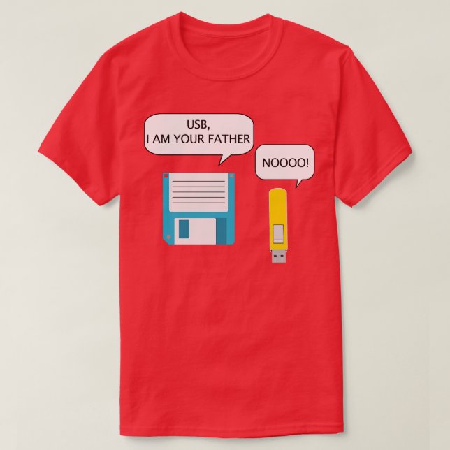 USB Ich bin dein Vater T-Shirt (Design vorne)