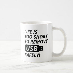 USB sicher entfernen Kaffeetasse